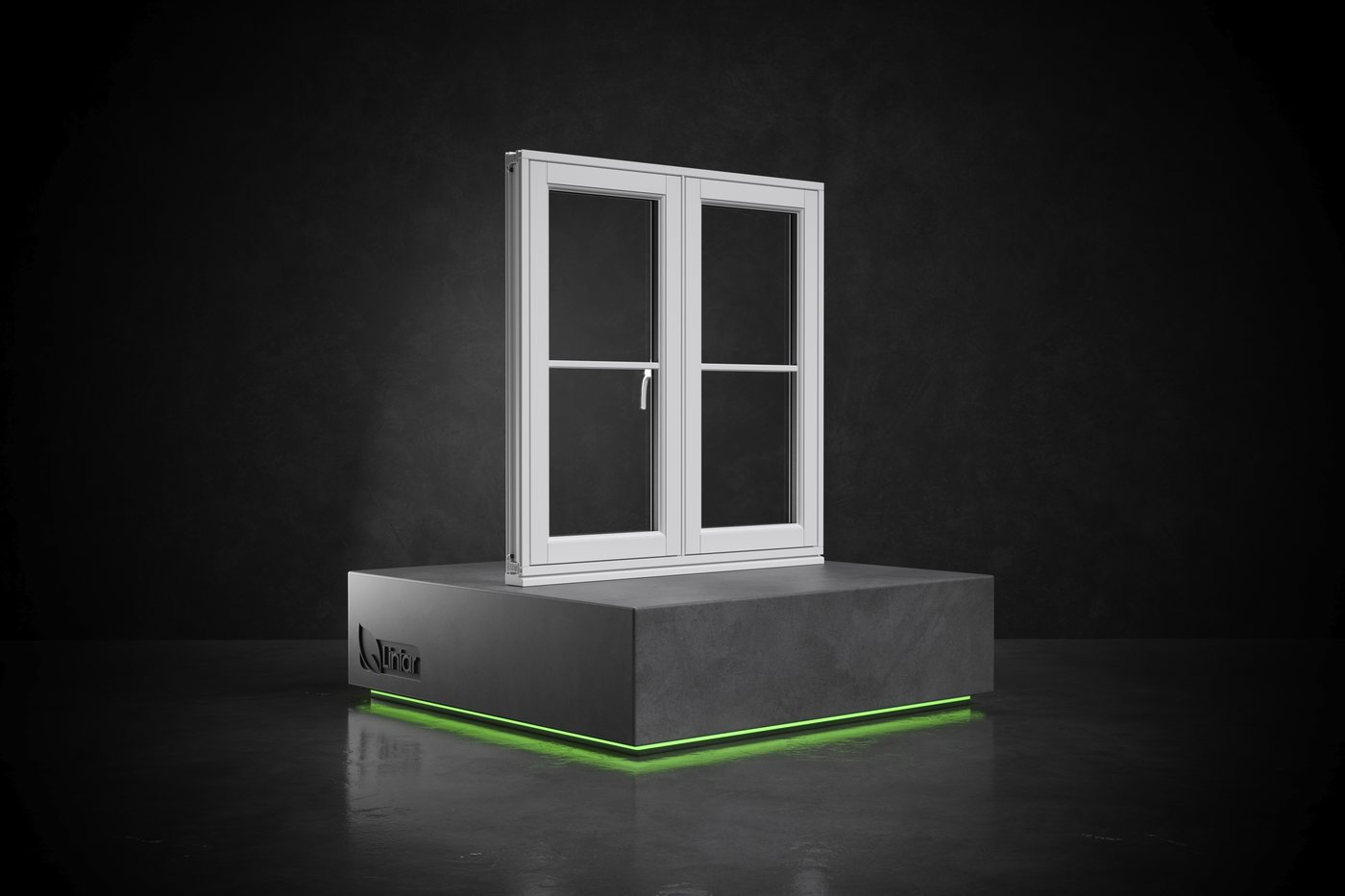 Liniar Resurgence flush sash close-up from official Liniar imagery