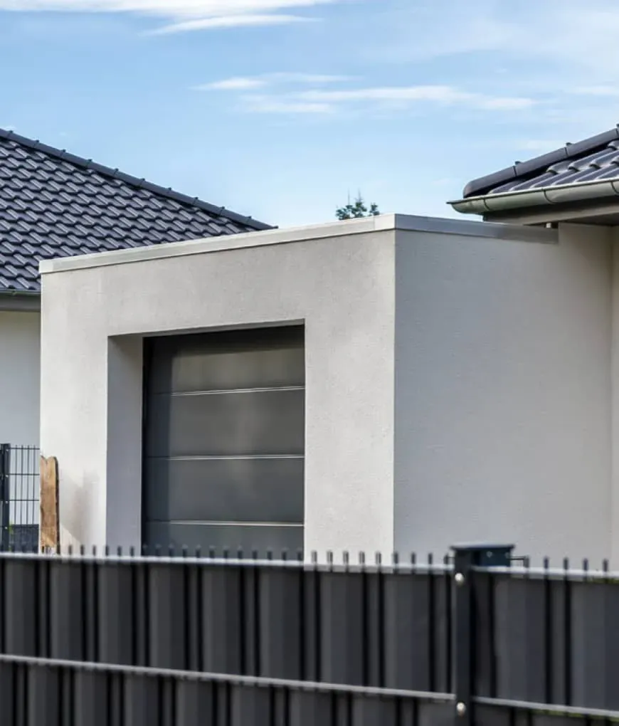 Sectional garage door panels