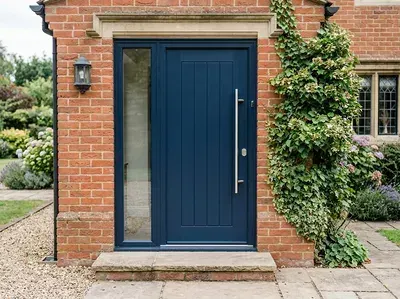 Dark entrance door