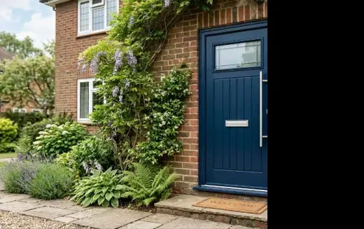 External glazed door set