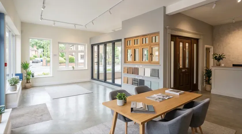 Internal glazed screen